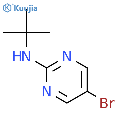5-Bromo-2-t-butylaminopyrimidine structure