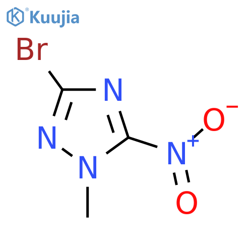3-bromo-1-methyl-5-nitro-1H-1,2,4-triazole structure