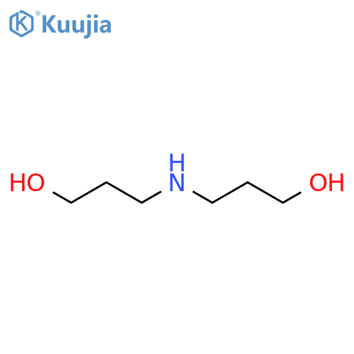 3-(3-hydroxypropyl)aminopropan-1-ol structure