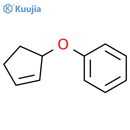 Benzene, (2-cyclopenten-1-yloxy)- structure