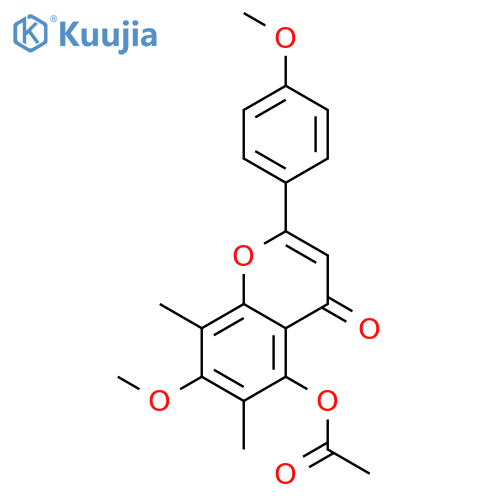 Eucalyptin acetate structure
