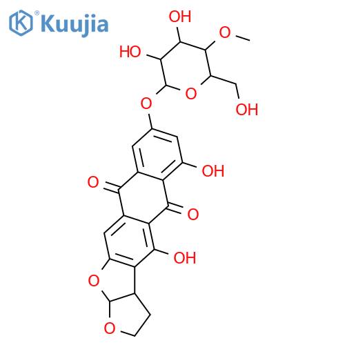 Versicolorin A; (-)-form, 2,3-Dihydro, 8-O-(4-O-methyl-β-D-glucopyranoside) structure