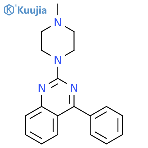 Quinazoline, 2-(4-methyl-1-piperazinyl)-4-phenyl- structure