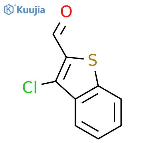 3-Chloro-1-benzothiophene-2-carbaldehyde structure