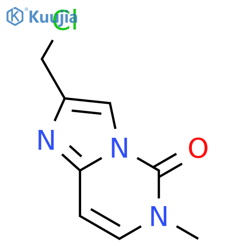 2-(chloromethyl)-6-methyl-Imidazo[1,2-c]pyrimidin-5(6H)-one structure
