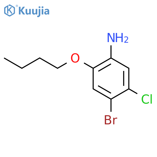 4-Bromo-2-butoxy-5-chloroaniline structure