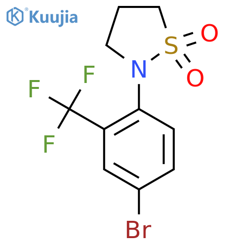 N-(4-Bromo-2-trifluoromethoxyphenyl)-1,3-propanesultam structure