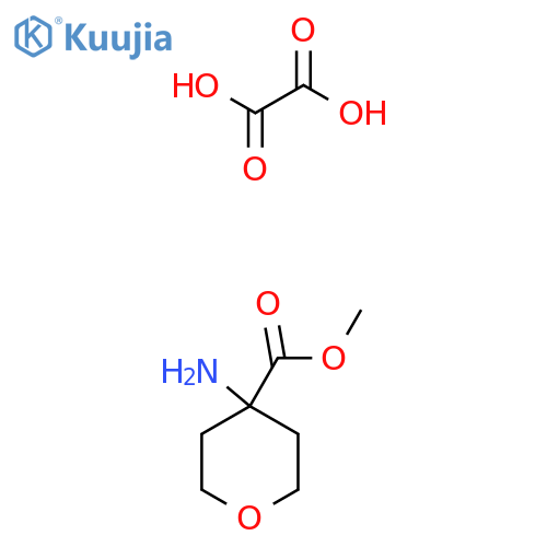 Methyl 4-aminotetrahydro-2H-pyran-4-carboxylate oxalate structure