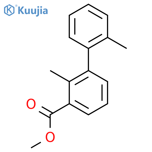 Methyl 2-methyl-3-(2-methylphenyl)benzoate structure