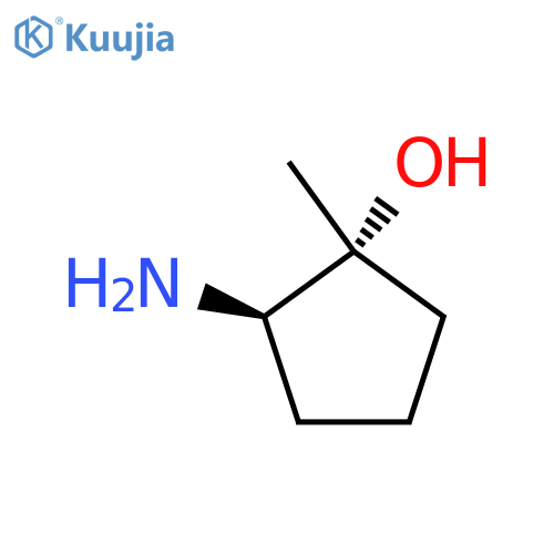(1R,2R)-2-Amino-1-methyl-cyclopentanol structure