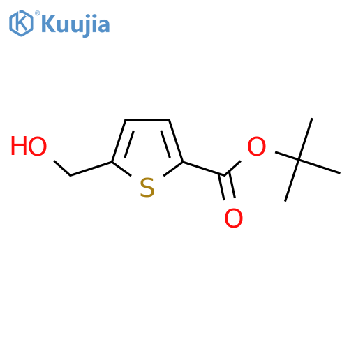 5-Hydroxymethyl-thiophene-2-carboxylic acid tert-butyl ester structure