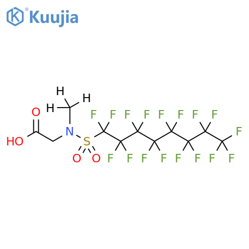 N-Methylperfluoro-1-octanesulfonamidoacetic Acid-d3 (>85%) structure