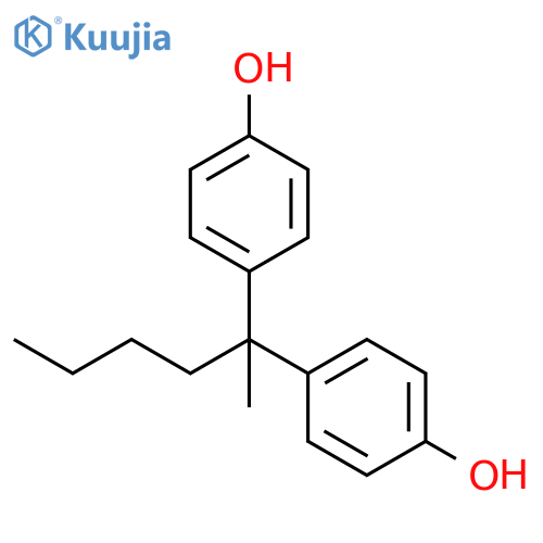 Phenol,4,4'-(1-methylpentylidene)bis- structure