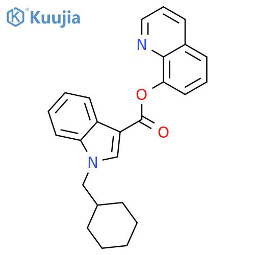 Quinolin-8-yl 1-(cyclohexylmethyl)-1H-indole-3-carboxylate structure