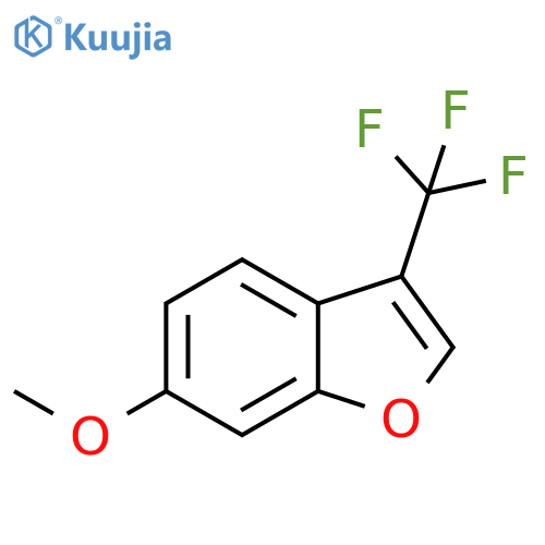 6-Methoxy-3-(trifluoromethyl)benzofuran structure