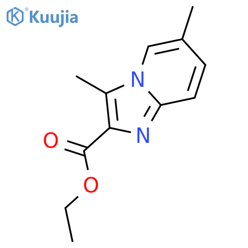 Ethyl 3,6-dimethylimidazo[1,2-a]pyridine-2-carboxylate structure