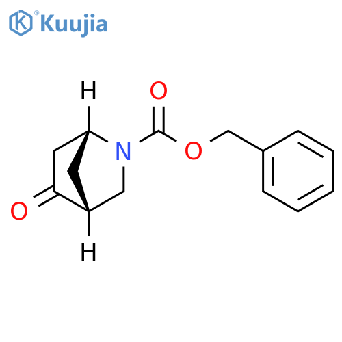 2-Azabicyclo[2.2.1]heptane-2-carboxylic acid, 5-oxo-, phenylmethyl ester, (1R,4R)- structure