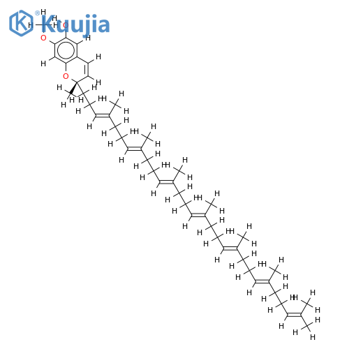 (2R)-2-heptaprenylmethyl-7-methoxy-2-methylchromen-6-ol structure