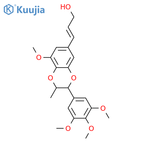 3,7'-Epoxy-4,8'-oxylign-7-ene-3',4',5,5',9-pentol; (7E,7'R,8'R)-form, 3',4',5,5'-Tetra-Me ether structure