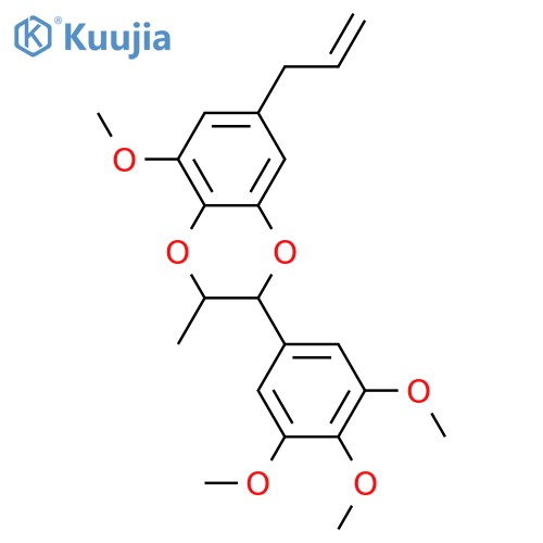 3,7'-Epoxy-4,8'-oxylign-8-ene-3',4',5,5'-tetrol; (7'S,8'R)-form, Tetra-Me ether structure