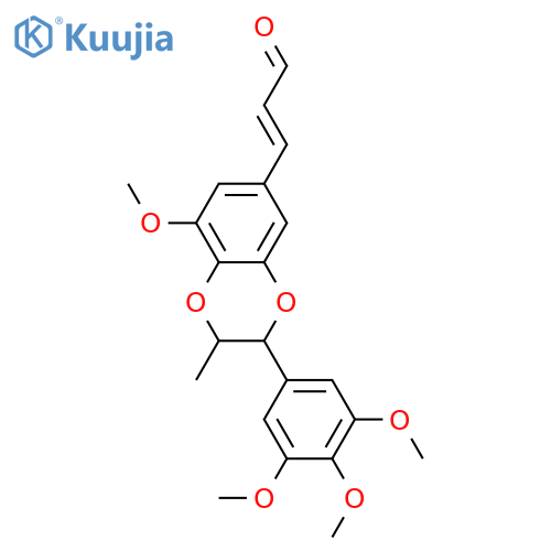 3,7'-Epoxy-4,8'-oxylign-7-ene-3',4',5,5',9-pentol; (7E,7'R,8'R)-form, 9-Aldehyde, 3',4',5,5'-tetra-Me ether structure