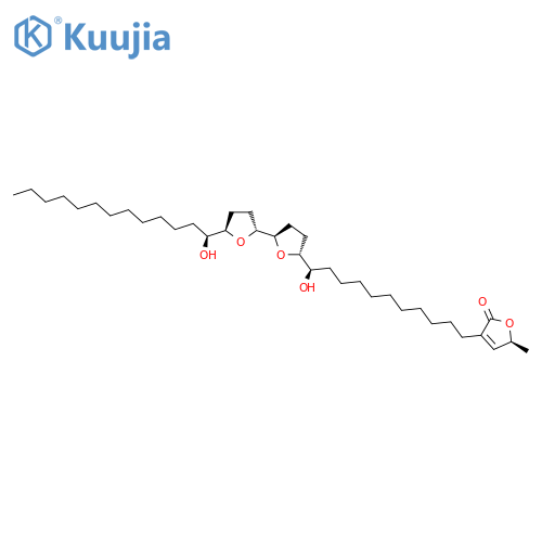 (5S)-3-[(11R)-11-Hydroxy-11-[(2R,2'R,5R,5'R)-octahydro-5'-[(1S)-1-hydroxytridecyl][2,2'-bifuran]-5-yl]undecyl]-5-methyl-2(5H)-furanone structure