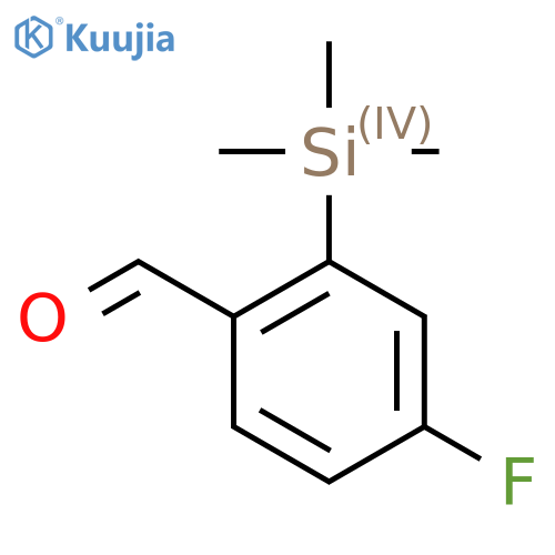 4-Dluoro-2-(trimethylsilyl)benZaldehyde structure