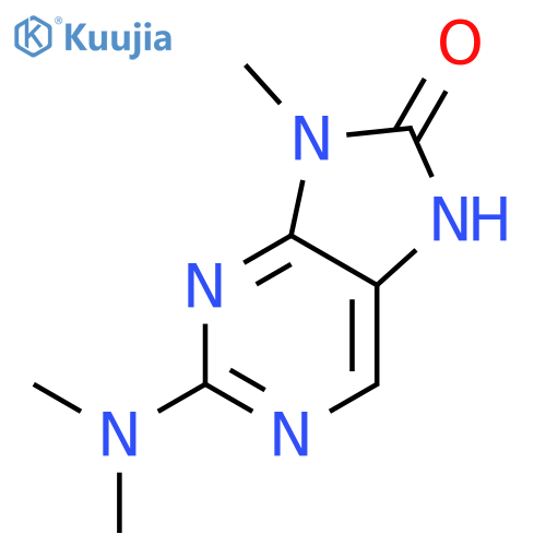 2-(dimethylamino)-7,9-dihydro-9-methyl-8H-Purin-8-one structure