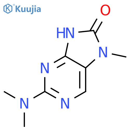 2-(dimethylamino)-7,9-dihydro-7-methyl-8H-Purin-8-one structure