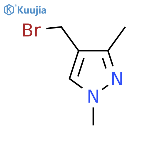 4-(Bromomethyl)-1,3-dimethyl-1h-pyrazole structure