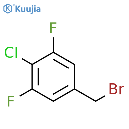 4-Chloro-3,5-difluorobenzyl bromide structure