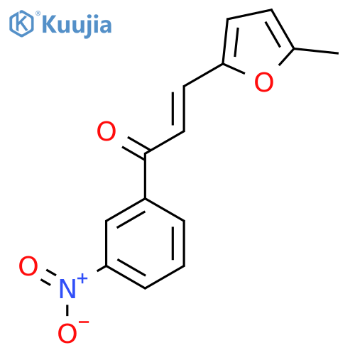 (2E)-3-(5-Methylfuran-2-yl)-1-(3-nitrophenyl)prop-2-en-1-one structure