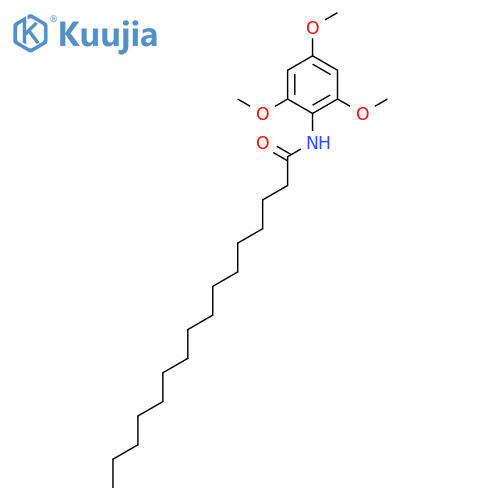 Hexadecanamide, N-(2,4,6-trimethoxyphenyl)- structure