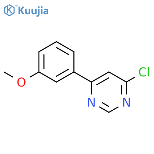 4-chloro-6-(3-methoxyphenyl)pyrimidine structure