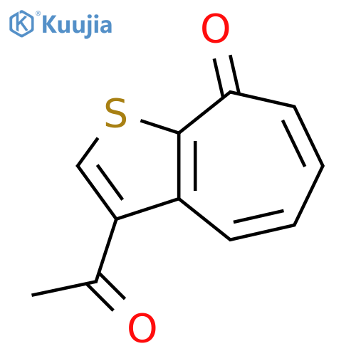 8H-Cyclohepta[b]thiophen-8-one, 3-acetyl- structure