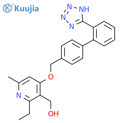 3-Pyridinemethanol,2-ethyl-6-methyl-4-[[2'-(1H-tetrazol-5-yl)[1,1'-biphenyl]-4-yl]methoxy]- structure