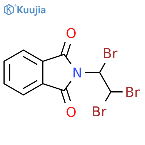 1H-Isoindole-1,3(2H)-dione, 2-(1,2,2-tribromoethyl)- structure