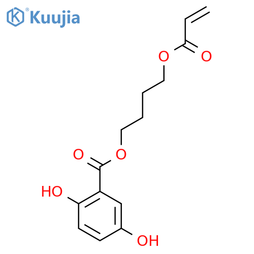 4-(Acryloyloxy)butyl 2,5-Dihydroxybenzoate structure