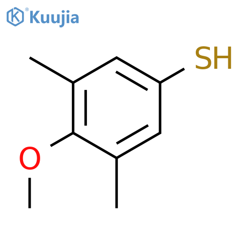 4-methoxy-3,5-dimethylbenzene-1-thiol structure