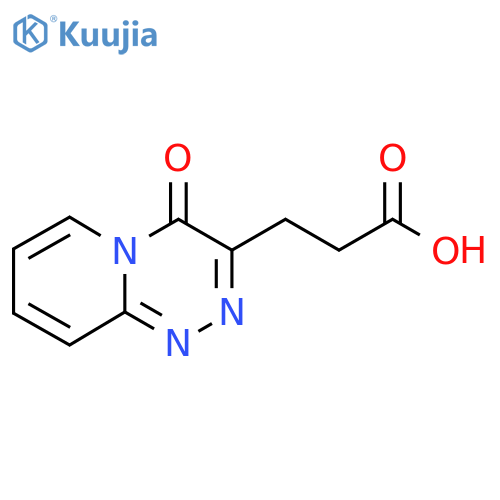 3-(4-oxo-4H-pyrido[2,1-c][1,2,4]triazin-3-yl)propanoic acid structure