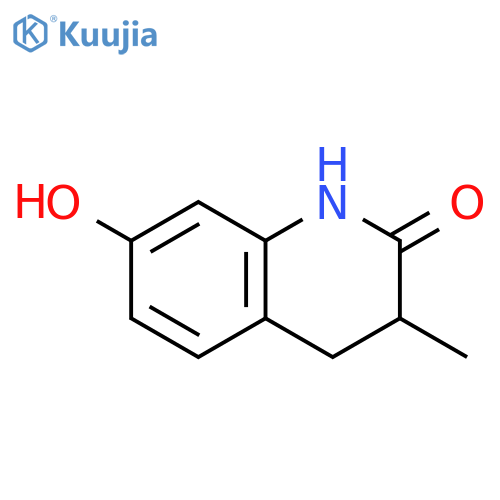 7-hydroxy-3-methyl-1,2,3,4-tetrahydroquinolin-2-one structure