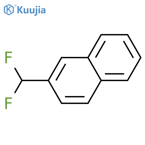 Naphthalene, 2-(difluoromethyl)- structure