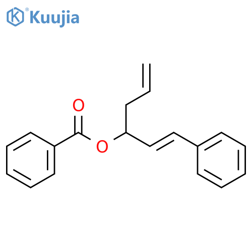1,5-Hexadien-3-ol, 1-phenyl-, benzoate, (E)- structure