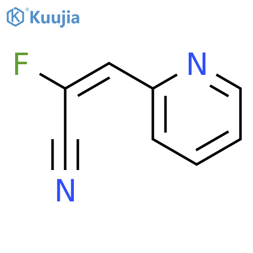 2-Propenenitrile,2-fluoro-3-(2-pyridinyl)-,(E)-(9CI) structure