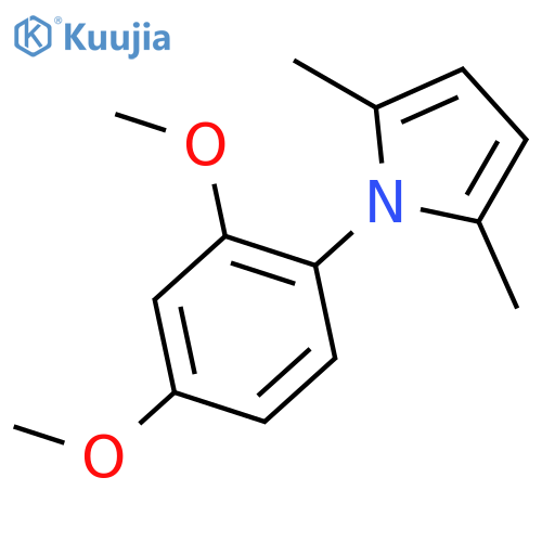 1H-Pyrrole, 1-(2,4-dimethoxyphenyl)-2,5-dimethyl- structure