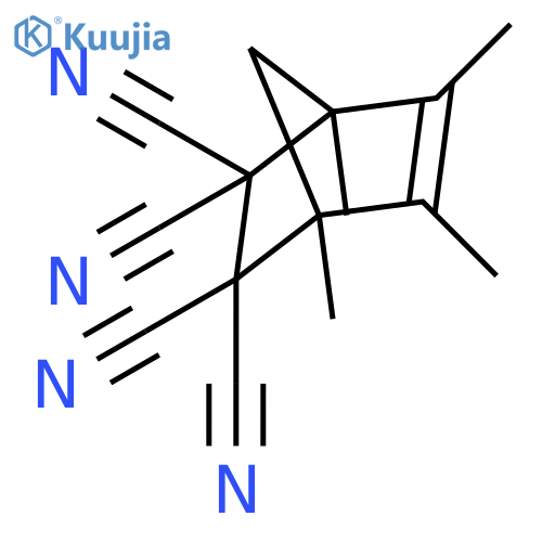 Bicyclo[2.2.1]hept-5-ene-2,2,3,3-tetracarbonitrile, 1,4,5,6-tetramethyl- structure