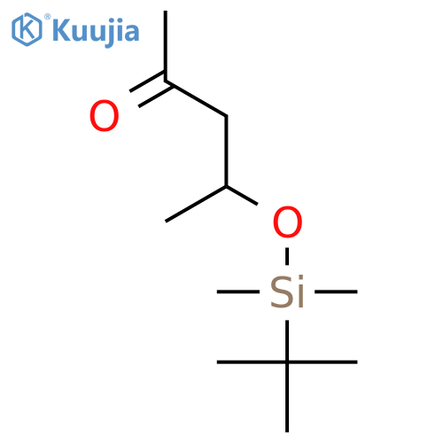 2-Pentanone, 4-[[(1,1-dimethylethyl)dimethylsilyl]oxy]- structure