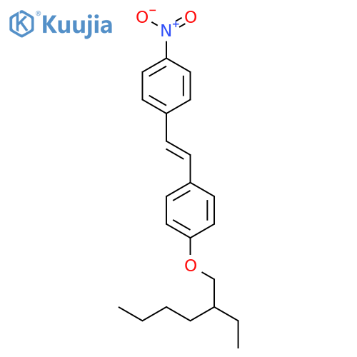 Benzene, 1-[(2-ethylhexyl)oxy]-4-[2-(4-nitrophenyl)ethenyl]- structure