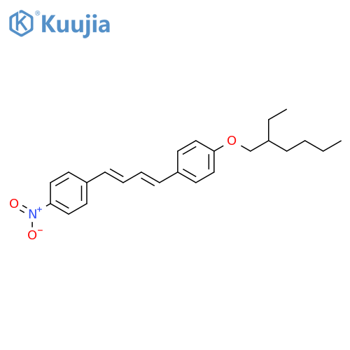 Benzene, 1-[(2-ethylhexyl)oxy]-4-[4-(4-nitrophenyl)-1,3-butadienyl]- structure