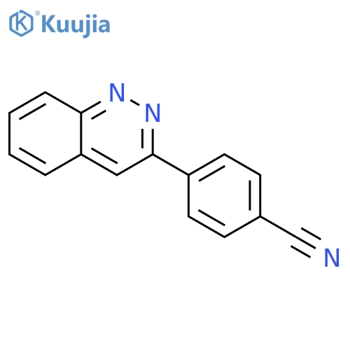4-(3-cinnolinyl)-Benzonitrile structure